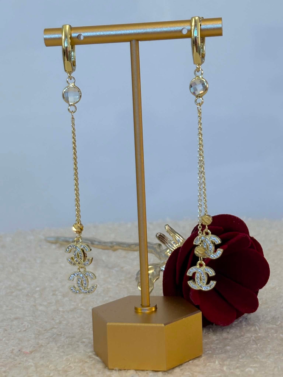 Chain earrings