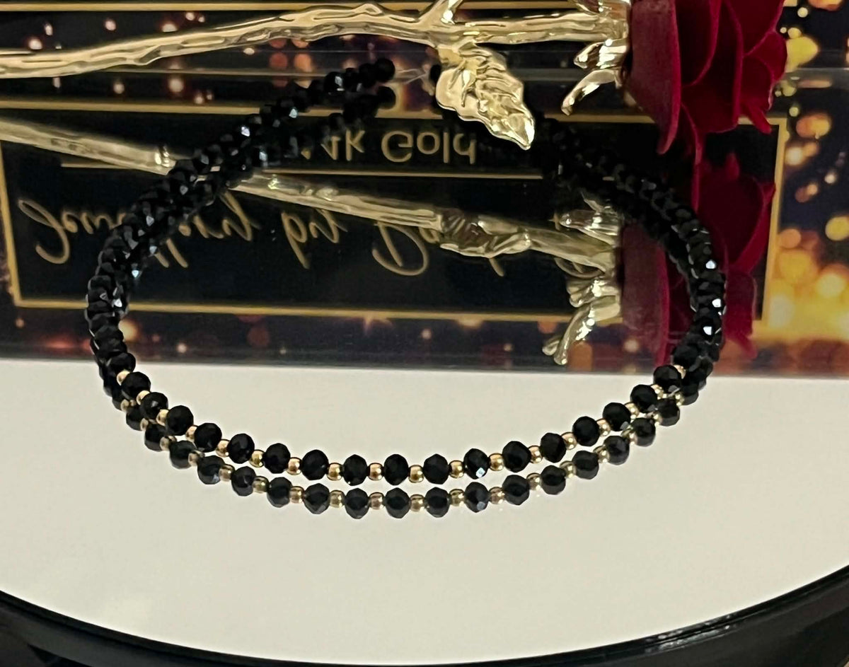 Black onyx necklace
