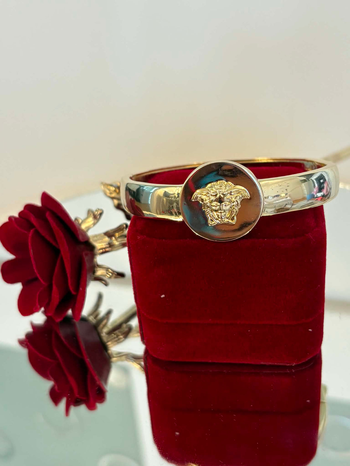Medusa bangle bracelet