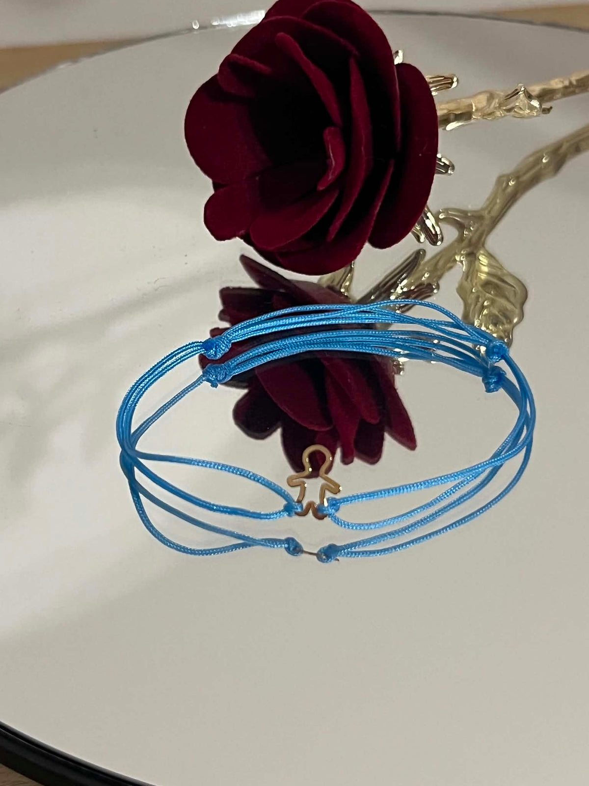 Baby blue boy bracelet