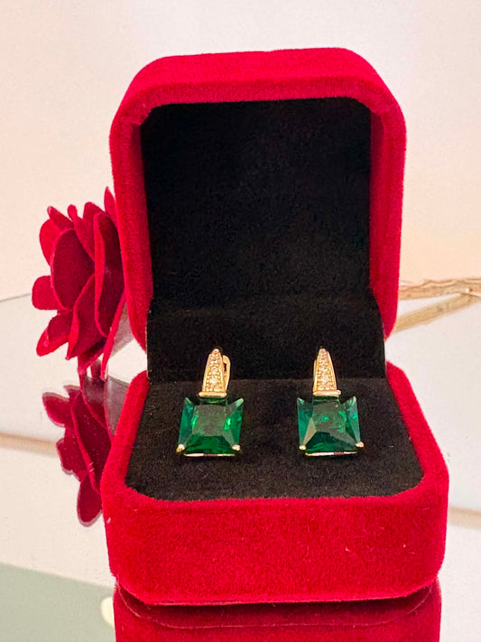 Emerald earrings