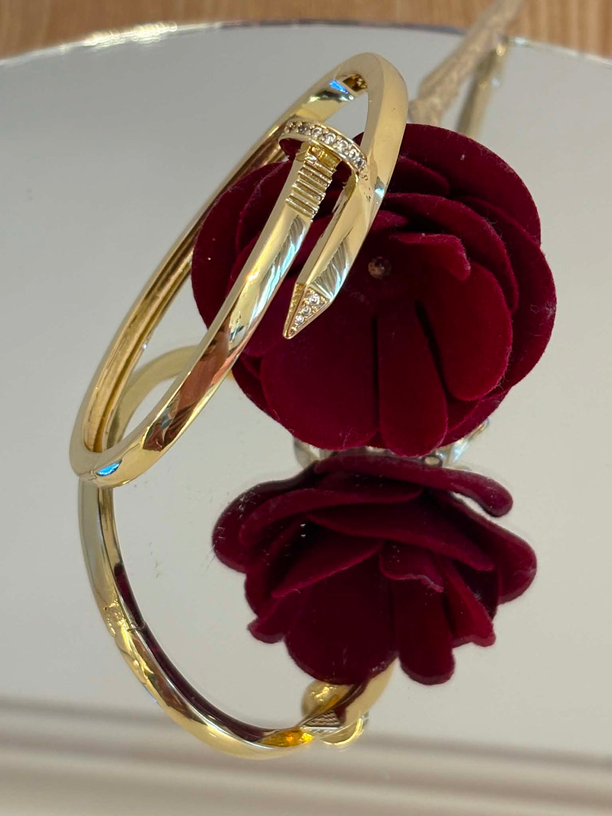 Spike bangle bracelet