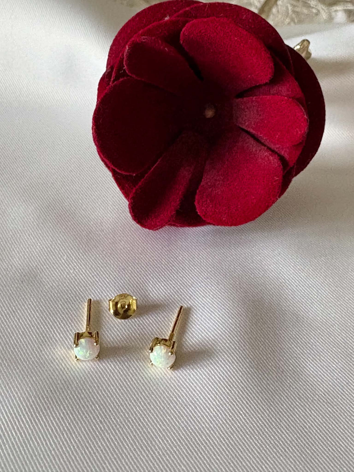 Opal earrings