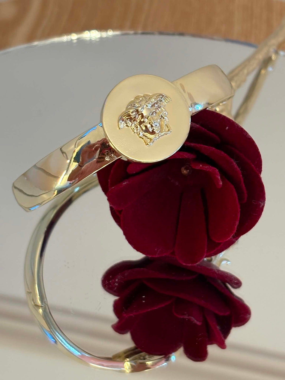 Medusa bangle bracelet